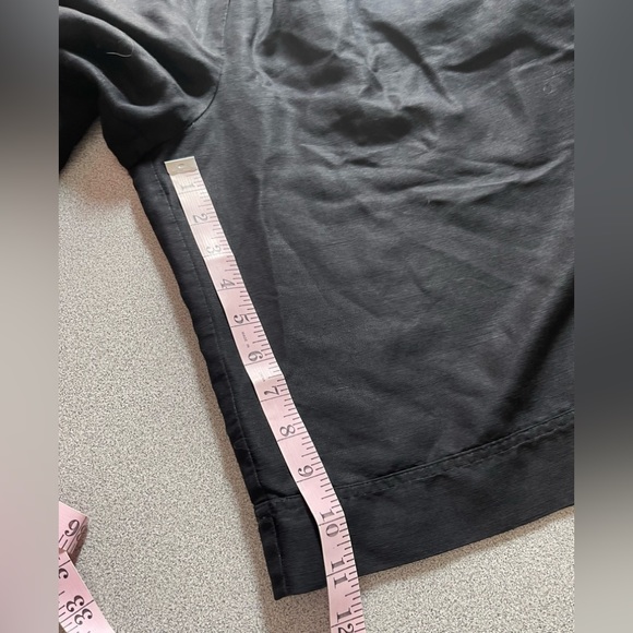 Vintage Madeleine Black Rayon Walking Shorts Size 8 - Picture 11 of 11